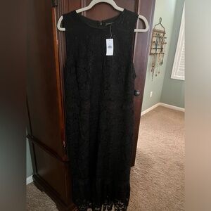 Banana Republic Black Lace Dress